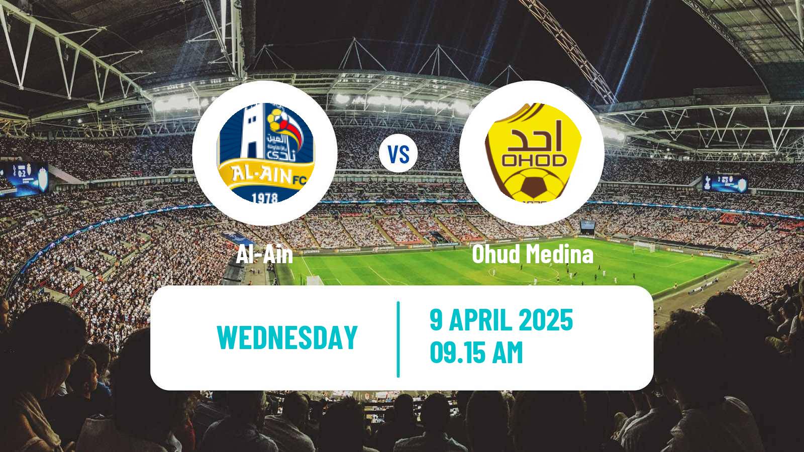Soccer Saudi Division 1 Al-Ain - Ohud Medina
