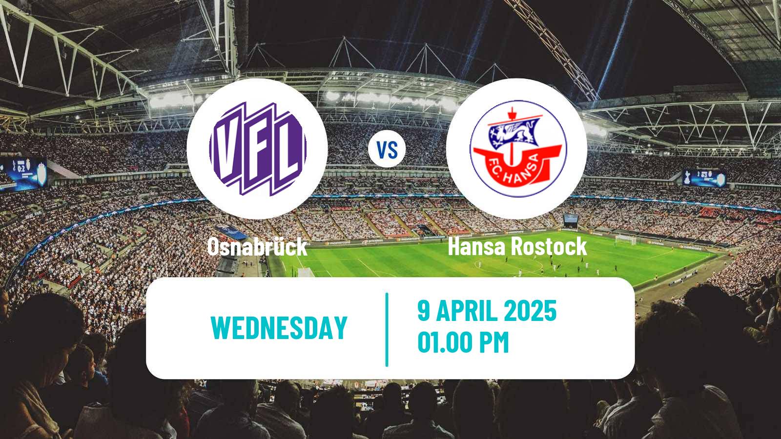 Soccer German 3 Bundesliga Osnabrück - Hansa Rostock