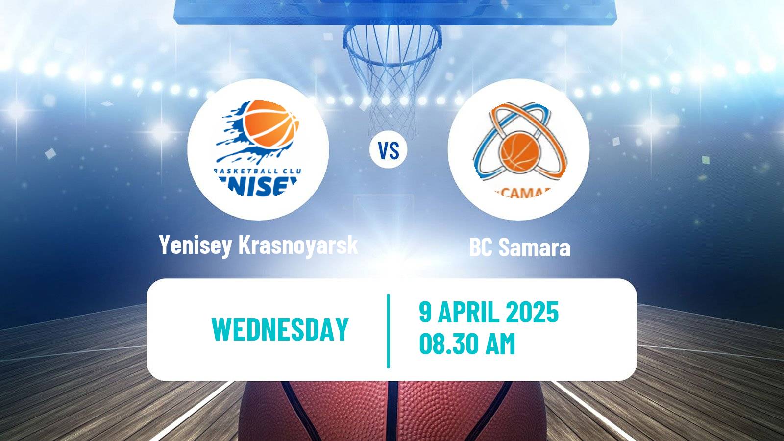 Basketball VTB United League Yenisey Krasnoyarsk - Samara