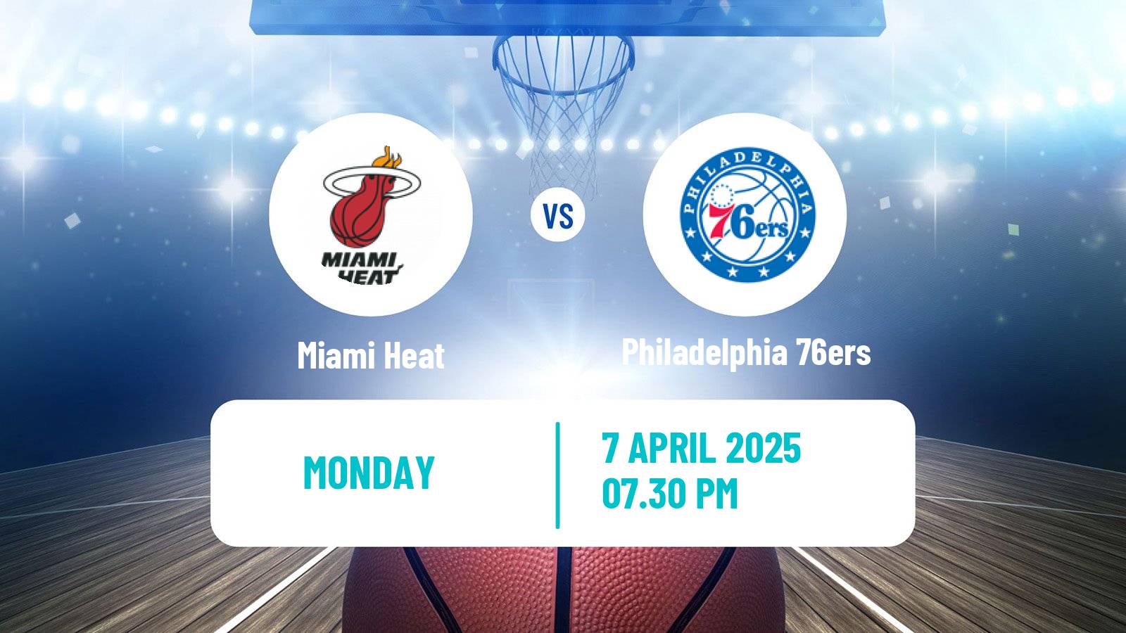Basketball NBA Miami Heat - Philadelphia 76ers