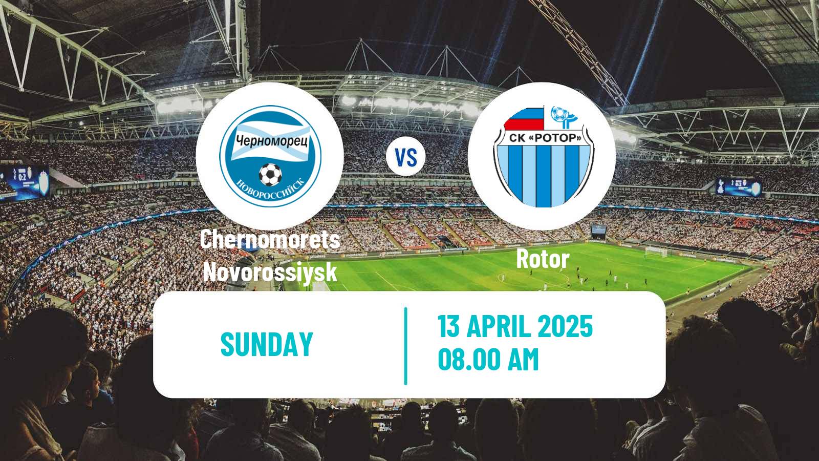 Soccer Russian FNL Chernomorets Novorossiysk - Rotor