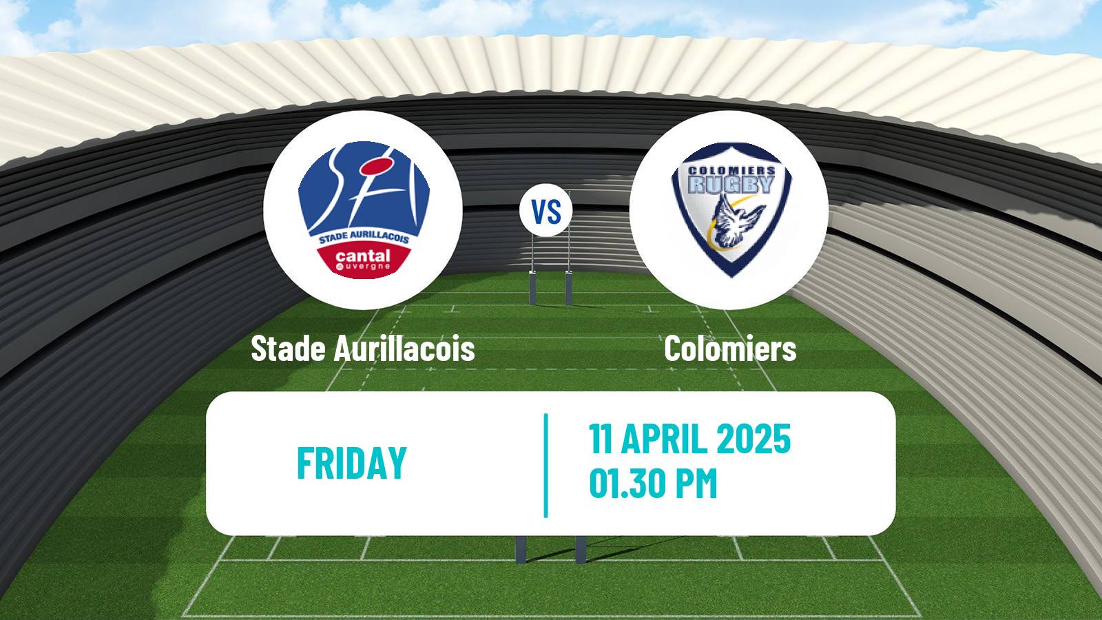 Rugby union French Pro D2 Stade Aurillacois - Colomiers