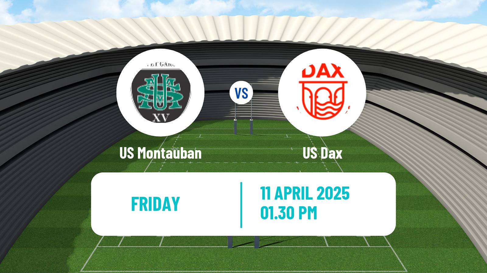 Rugby union French Pro D2 Montauban - US Dax