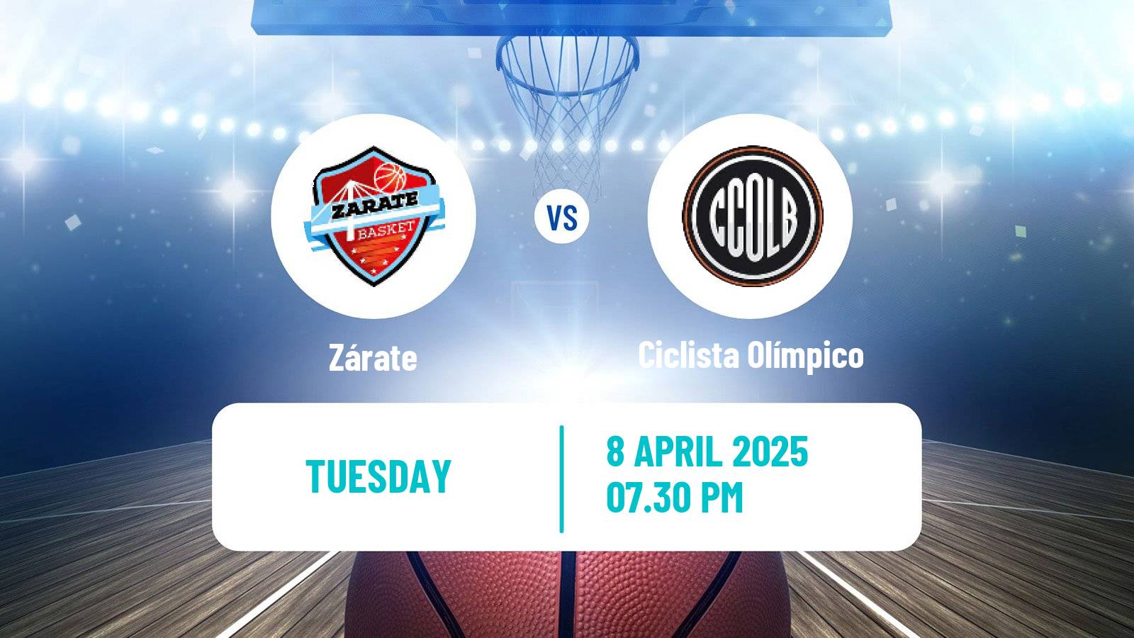 Basketball Argentinian LNB Zárate - Ciclista Olímpico