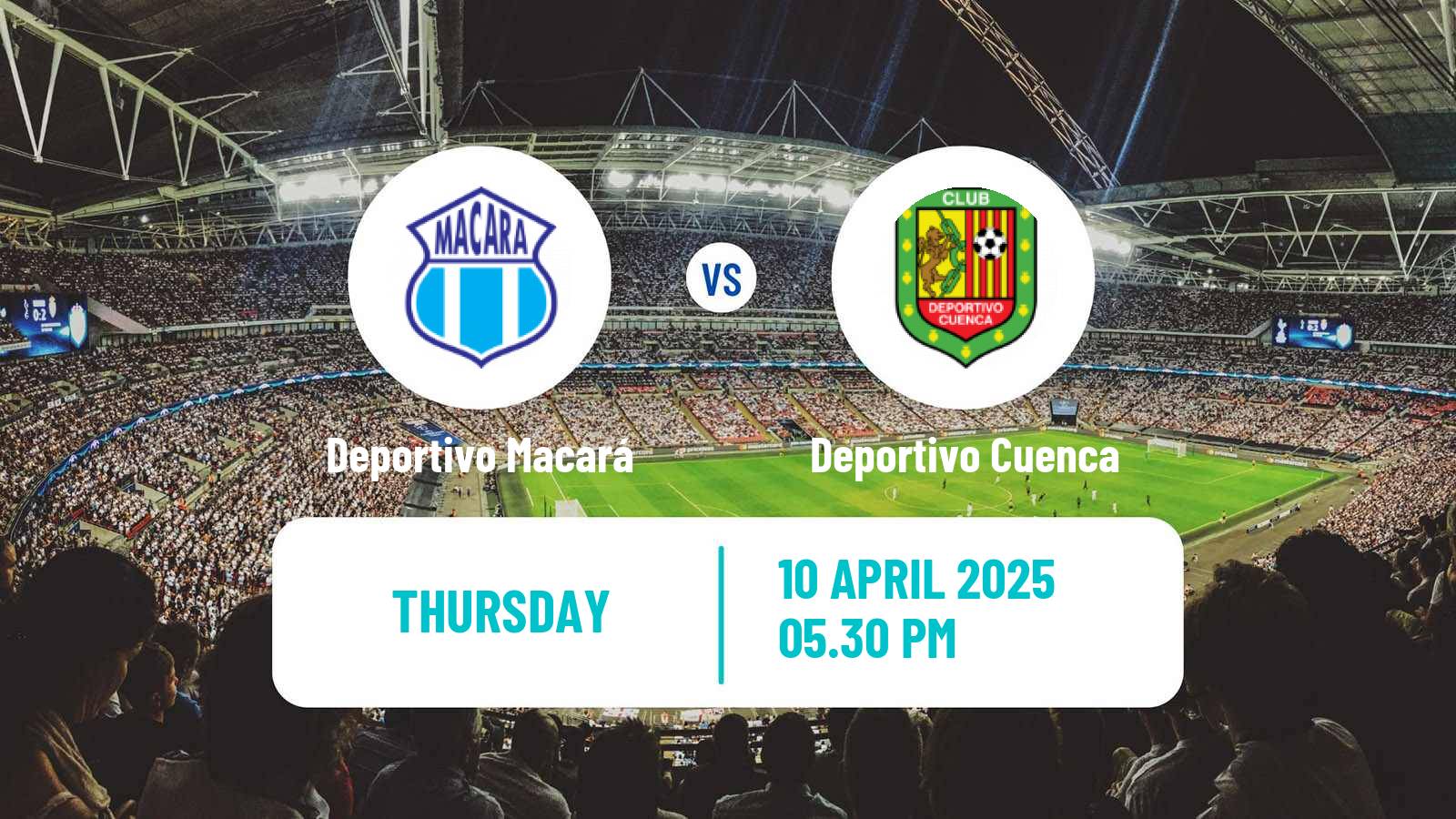 Soccer Ecuadorian Liga Pro Deportivo Macará - Deportivo Cuenca