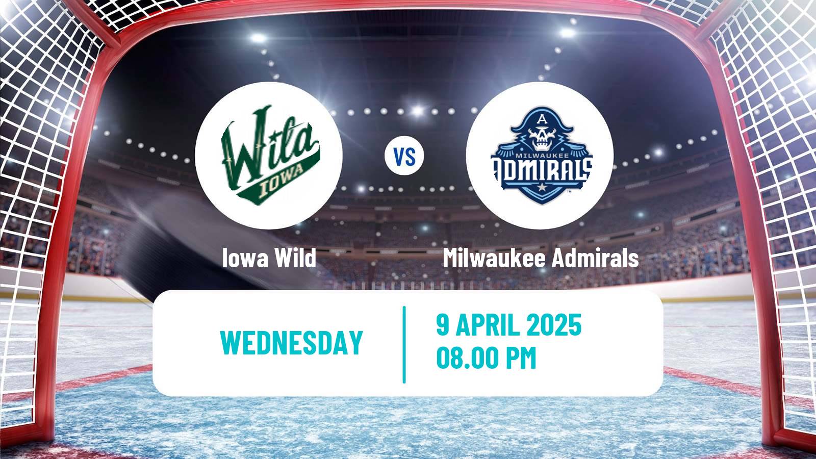 Hockey AHL Iowa Wild - Milwaukee Admirals