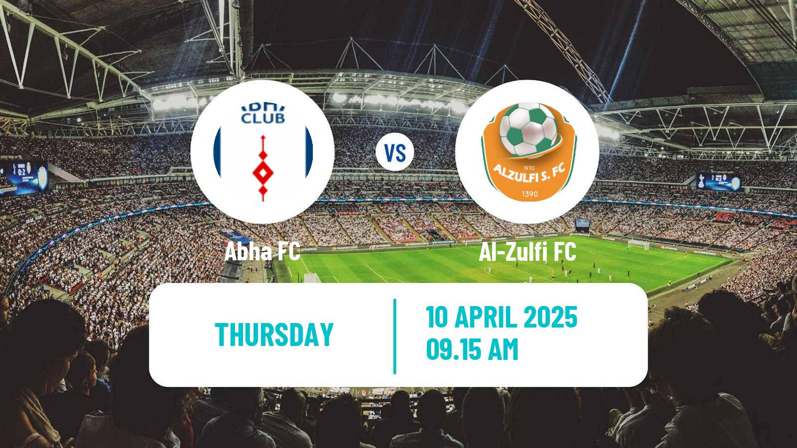 Soccer Saudi Division 1 Abha - Al-Zulfi