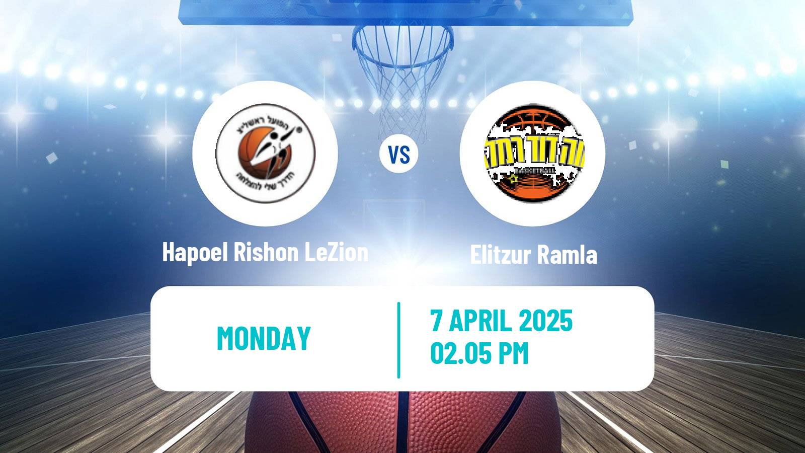 Basketball Israeli WBL Women Hapoel Rishon LeZion - Elitzur Ramla