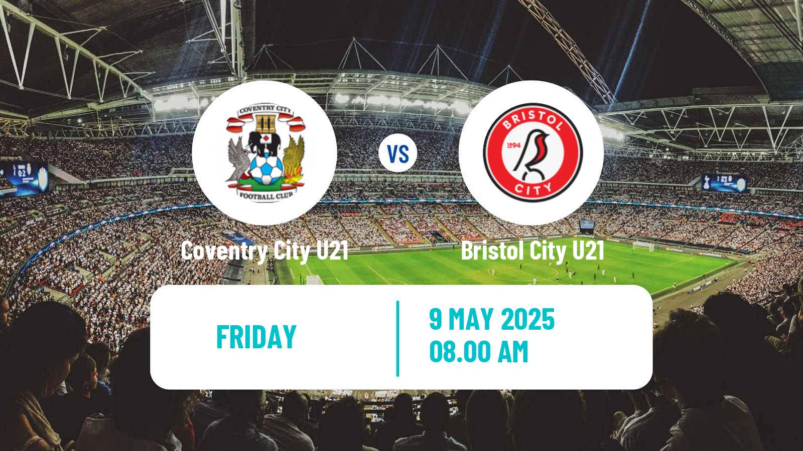 Soccer English Professional Development League Coventry City U21 - Bristol City U21