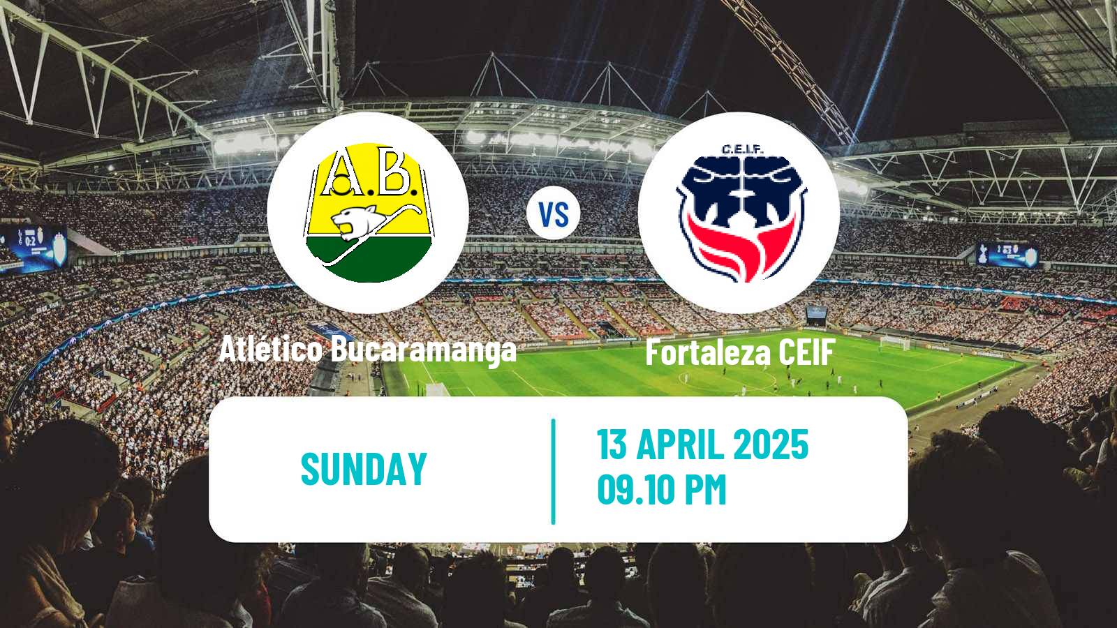 Soccer Colombian Primera A Atlético Bucaramanga - Fortaleza CEIF