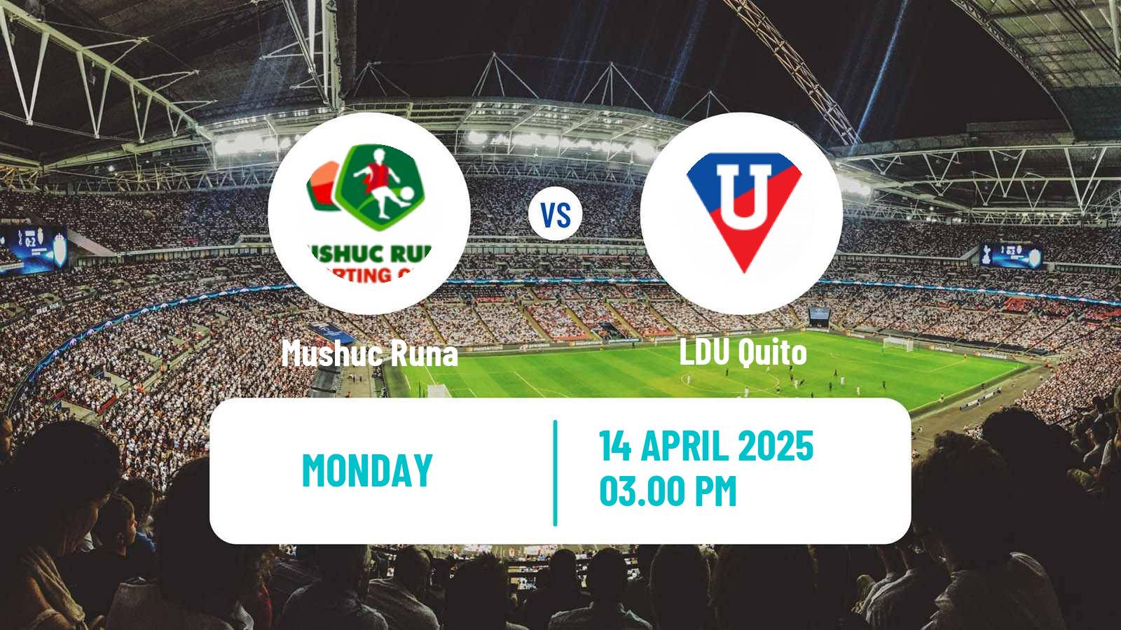 Soccer Ecuadorian Liga Pro Mushuc Runa - LDU Quito