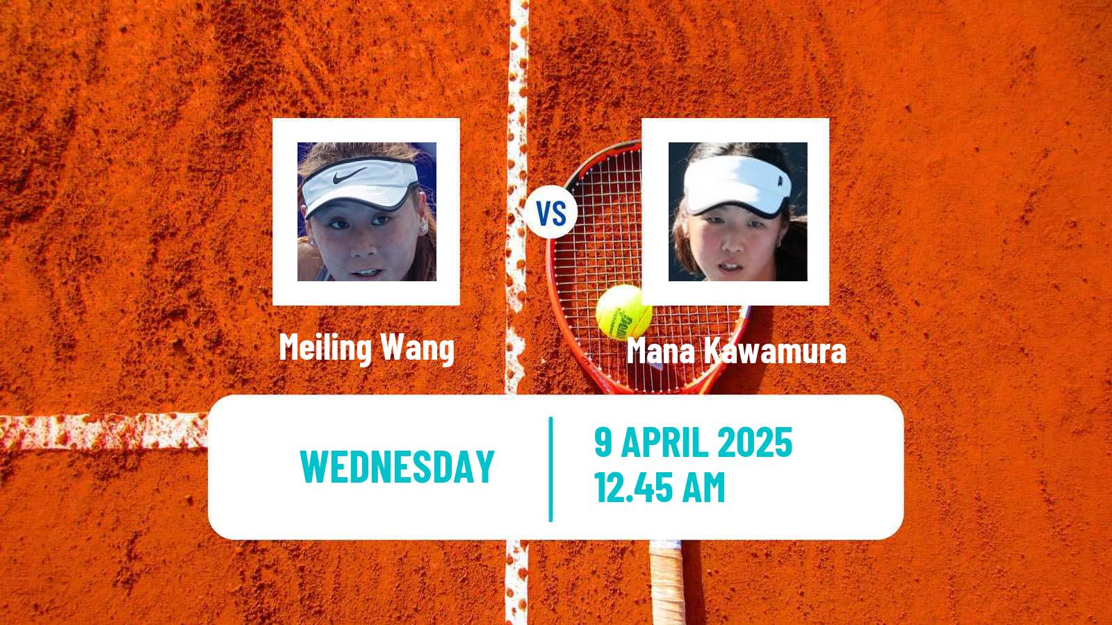 Tennis ITF W35 Osaka Women Meiling Wang - Mana Kawamura