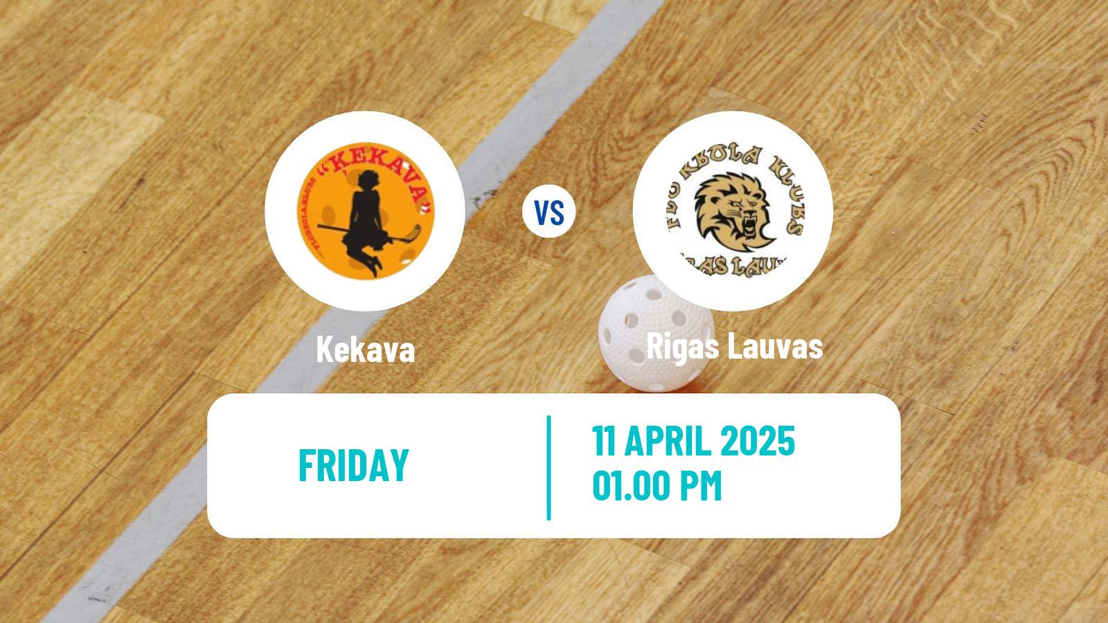 Floorball Latvian Elvi Liga Women Kekava - Rigas Lauvas