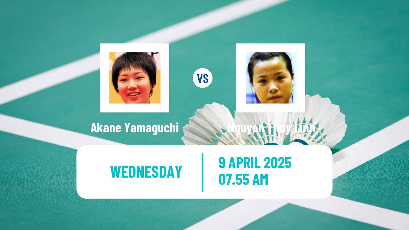 Badminton BWF Asia Championships Women Akane Yamaguchi - Nguyen Thuy Linh
