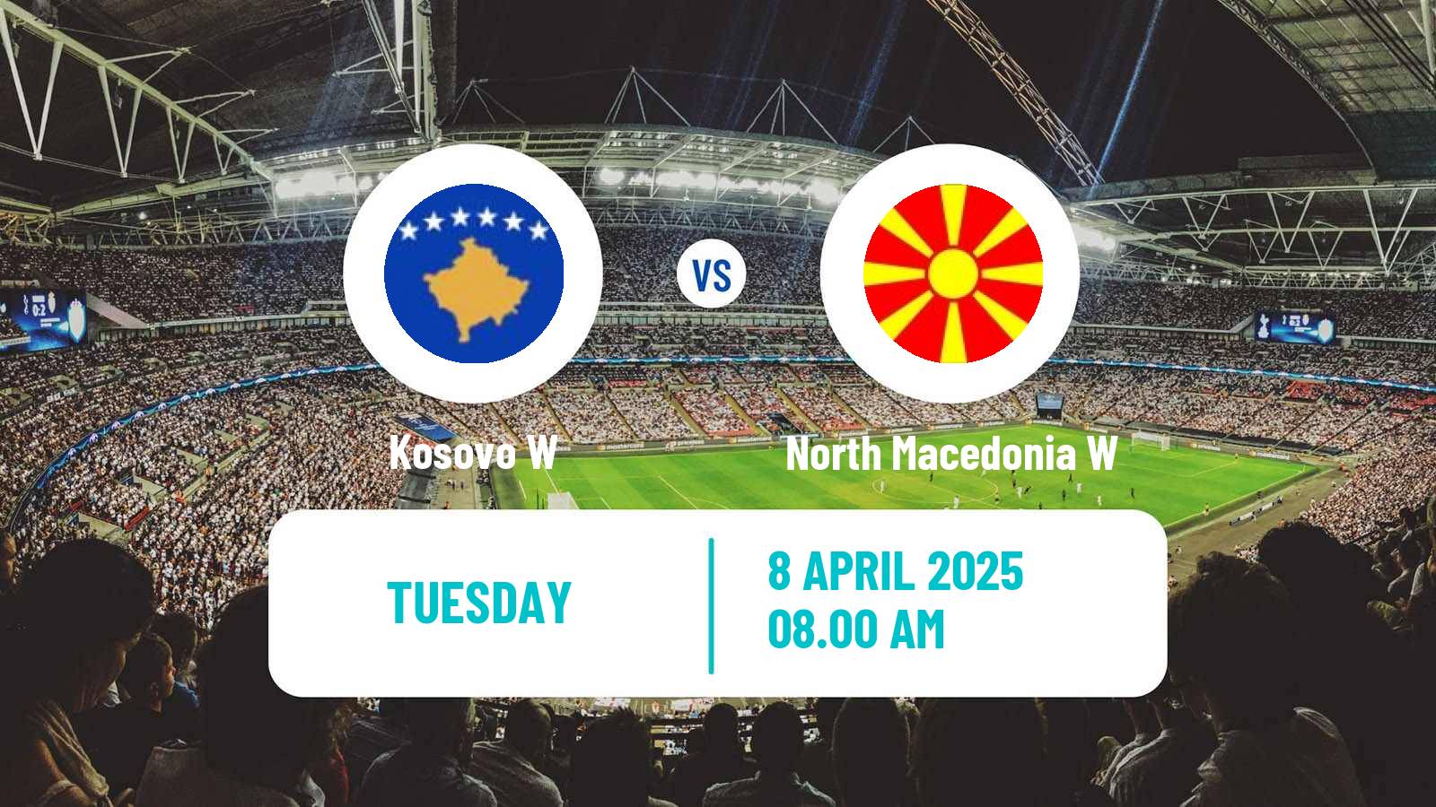Soccer UEFA Nations League Women Kosovo W - North Macedonia W