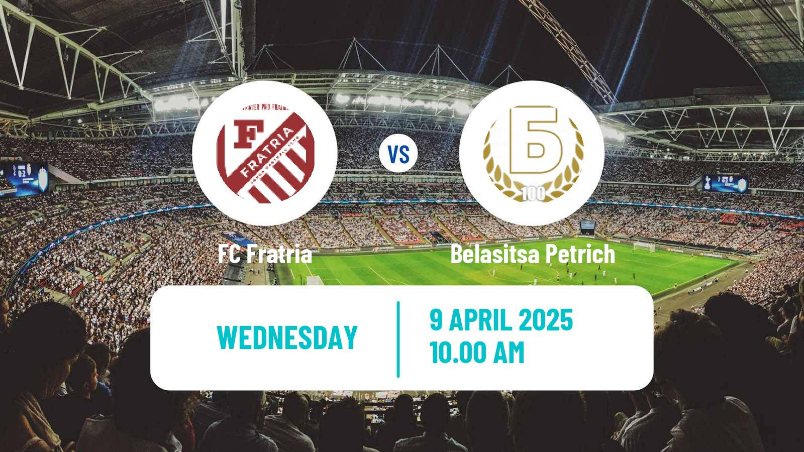 Soccer Bulgarian Vtora Liga Fratria - Belasitsa Petrich