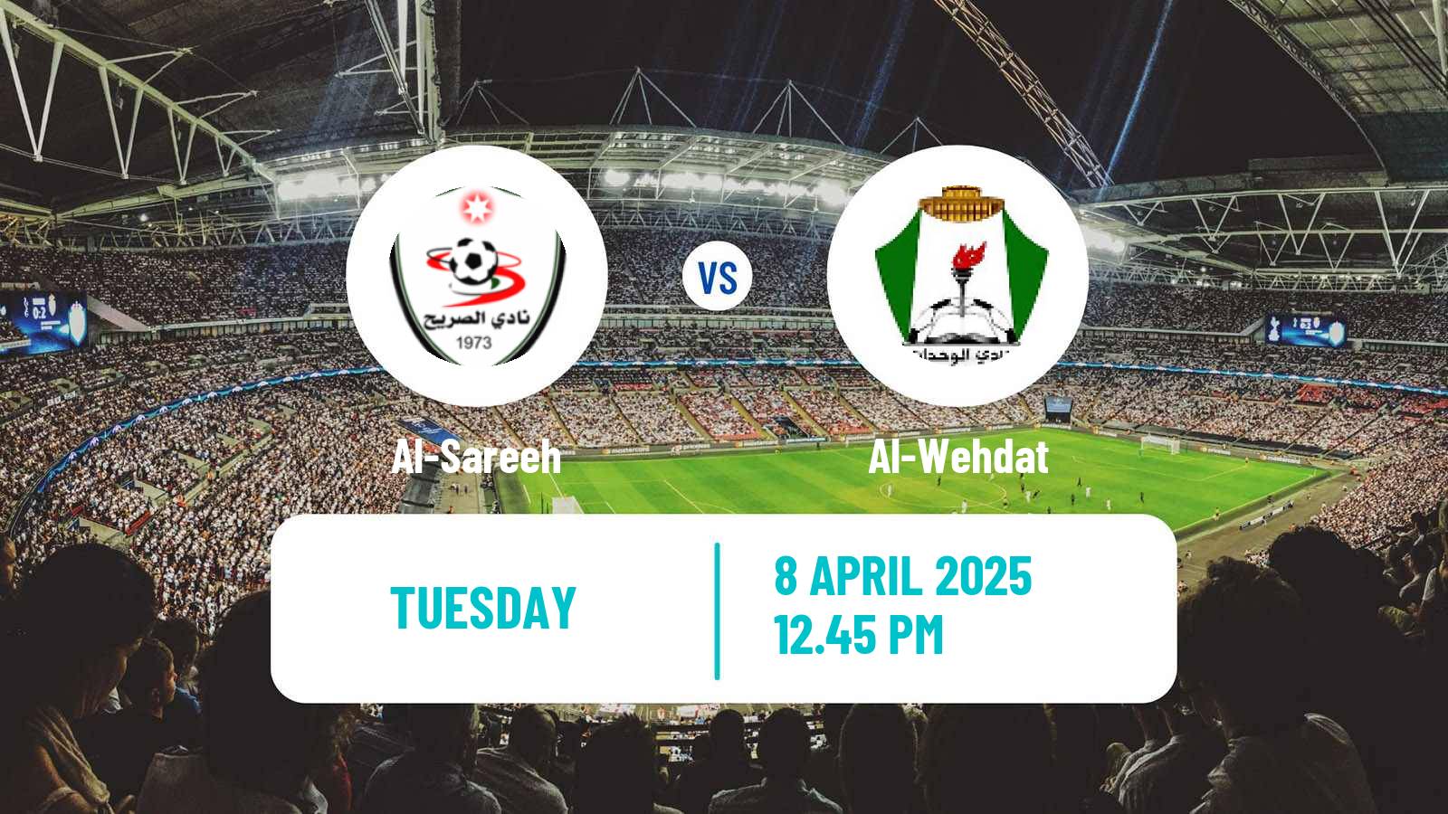 Soccer Jordan Premier League Al-Sareeh - Al-Wehdat