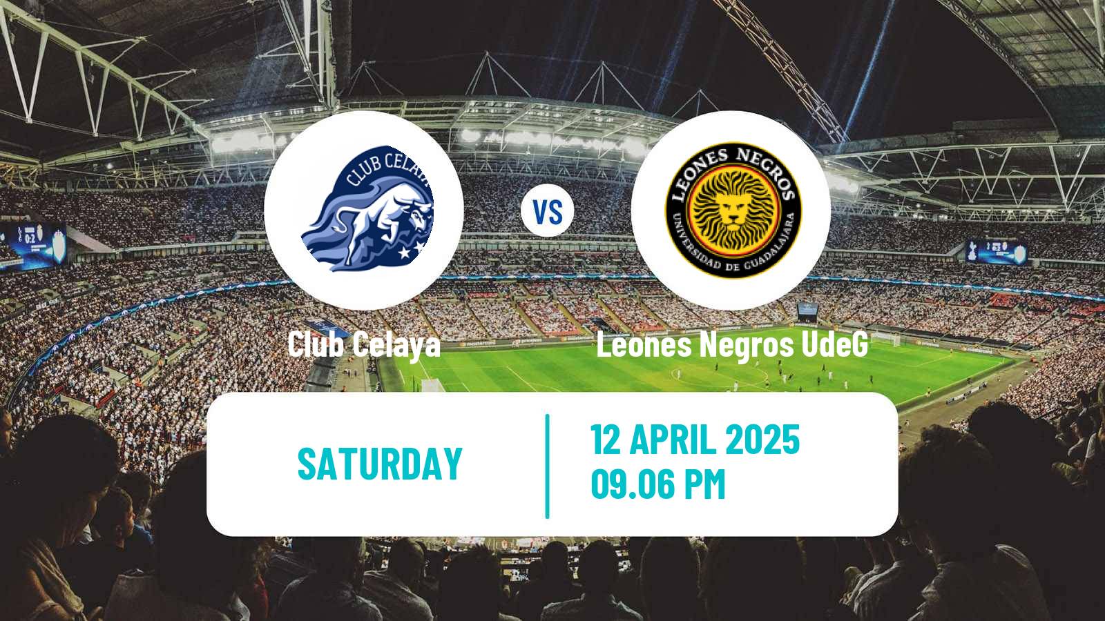 Soccer Mexican Liga de Expansion MX Celaya - Leones Negros UdeG