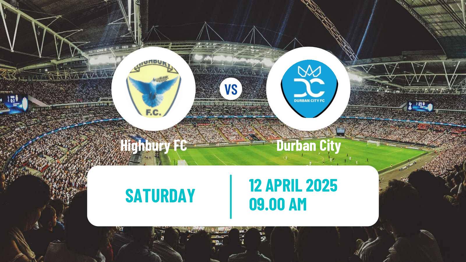 Soccer South African First Division Highbury - Durban City