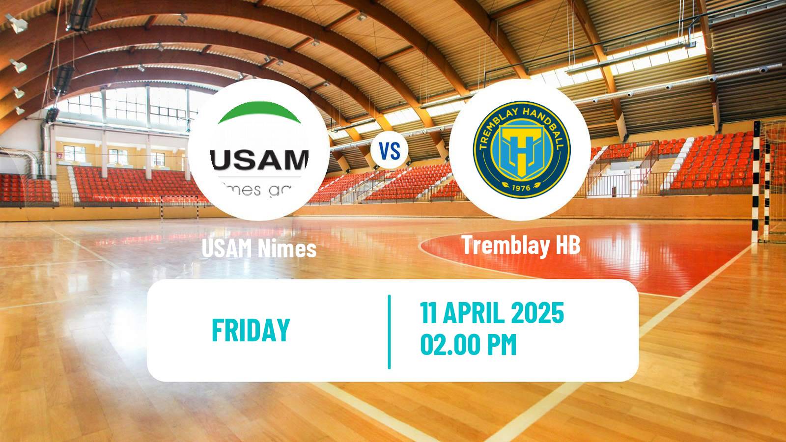 Handball French Starligue Handball USAM Nimes - Tremblay
