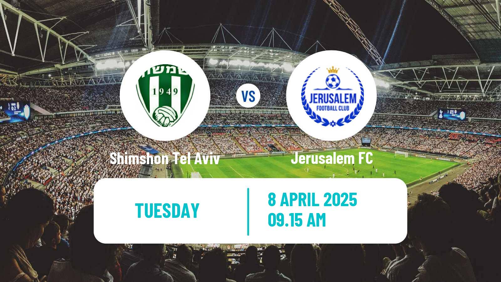 Soccer Israeli Liga Alef South Shimshon Tel Aviv - Jerusalem FC