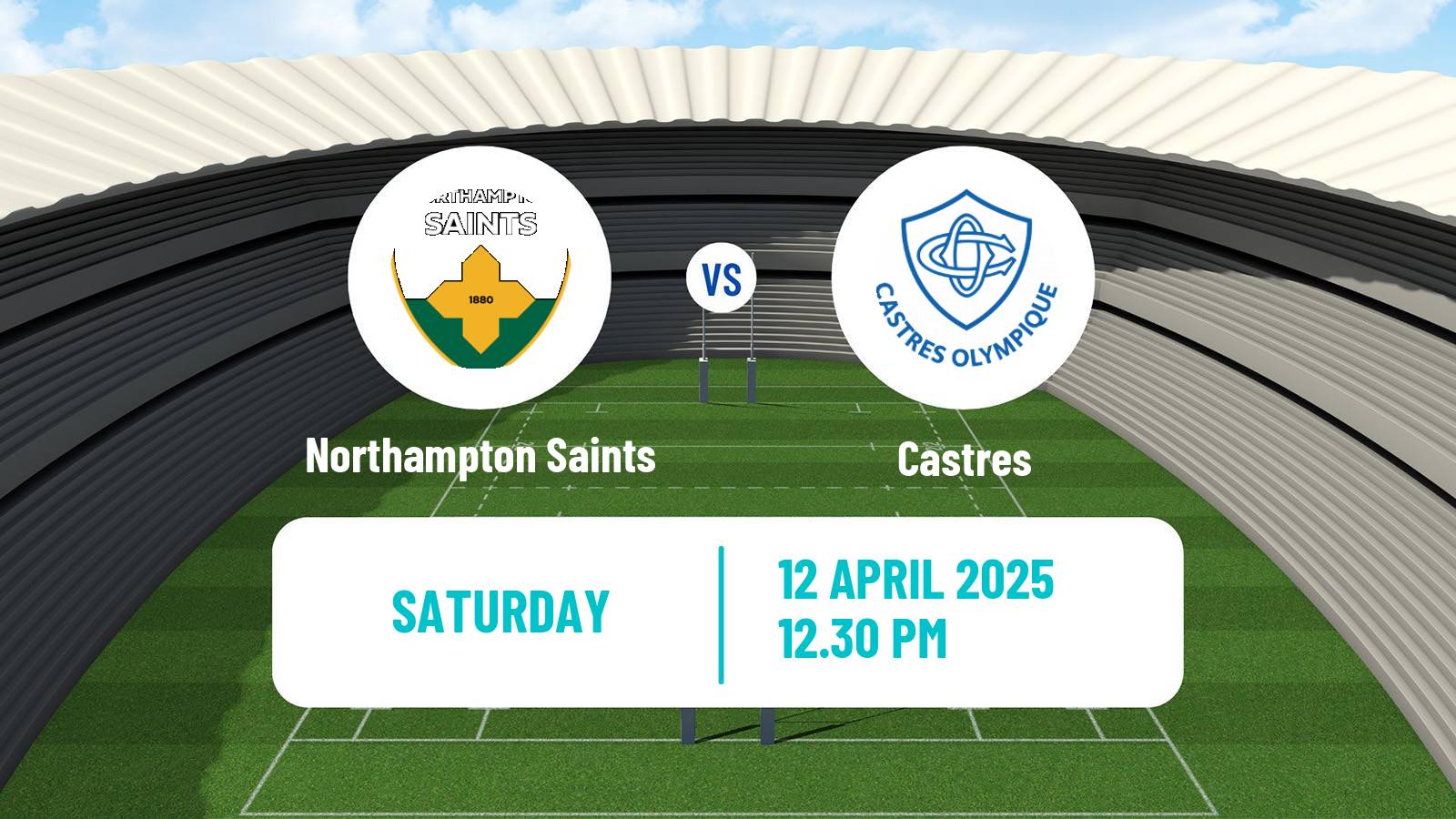 Rugby union European Rugby Champions Cup Northampton Saints - Castres