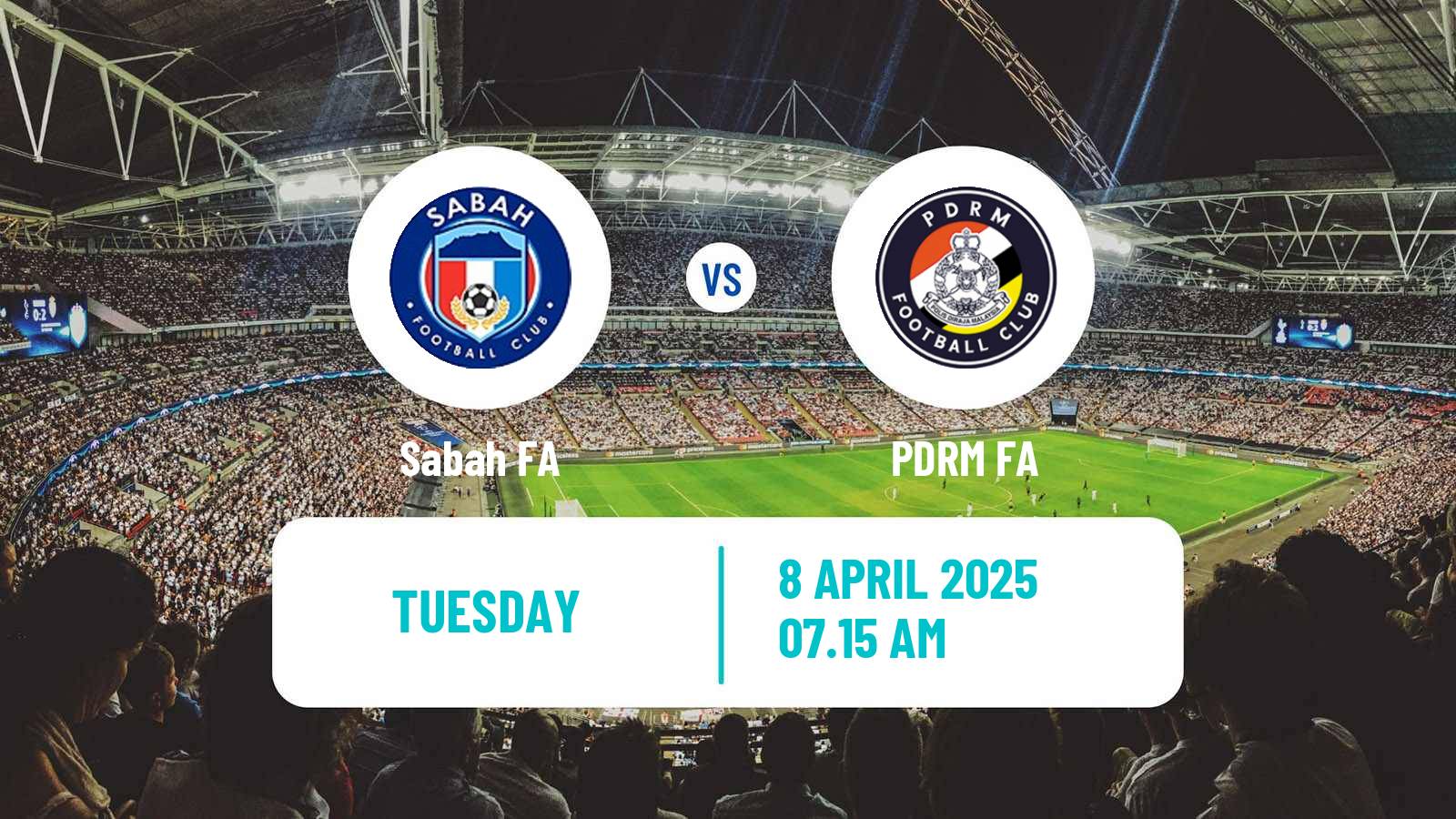 Soccer Malaysian Super League Sabah FA - PDRM FA
