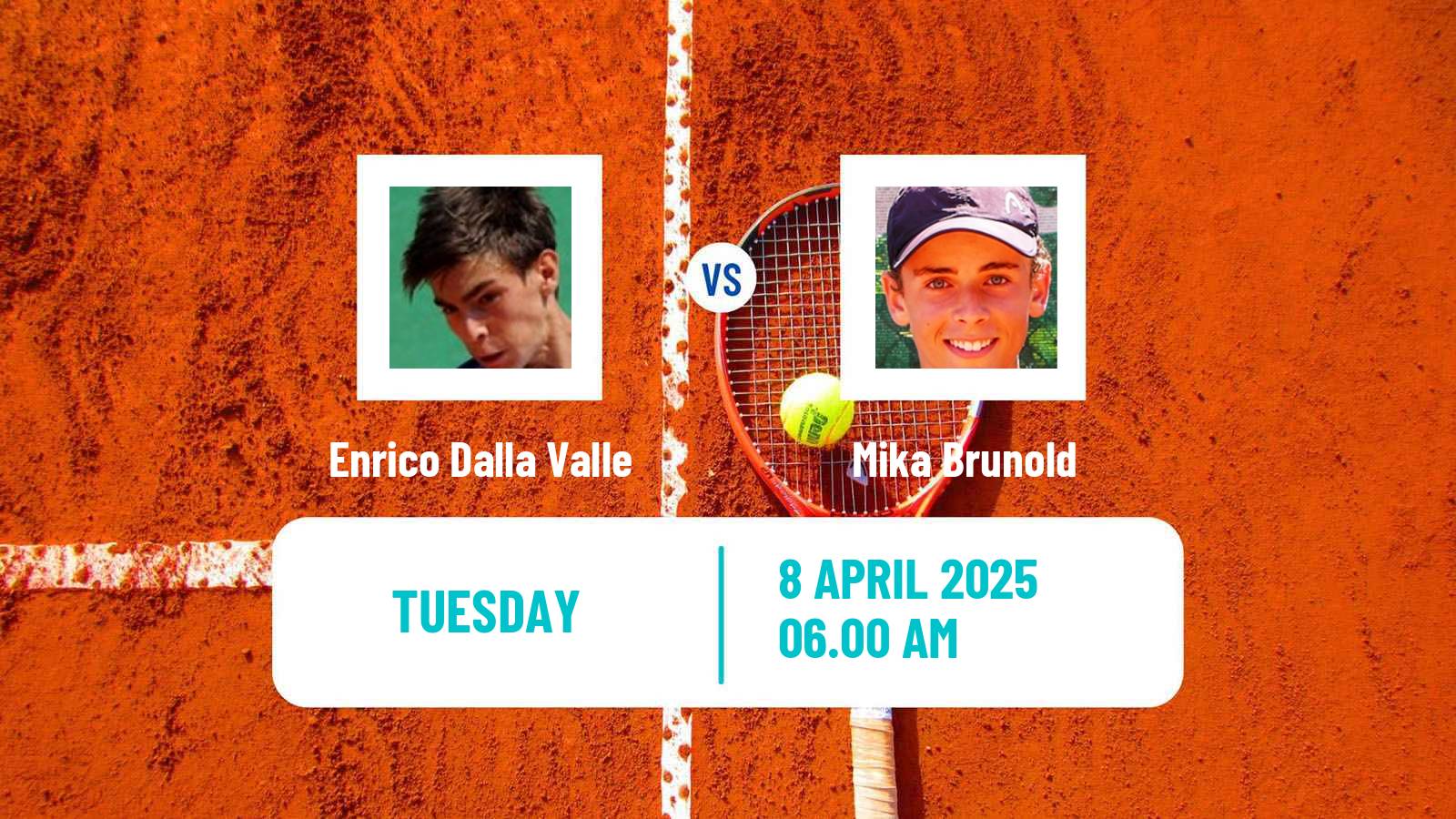 Tennis Monza Challenger Men Enrico Dalla Valle - Mika Brunold