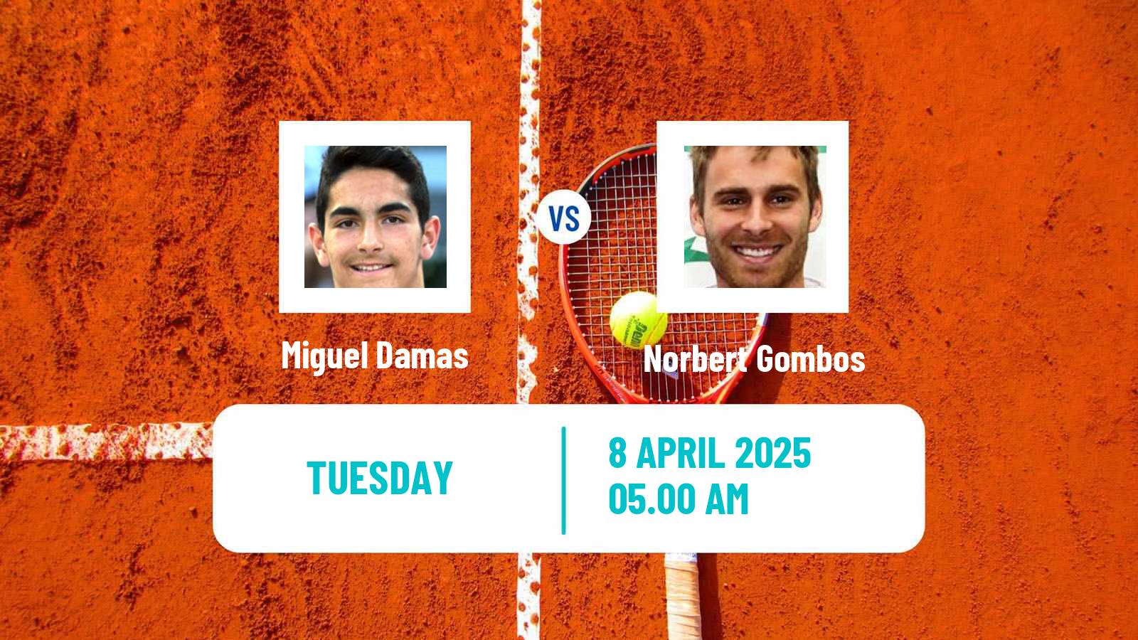 Tennis Madrid Challenger Men Miguel Damas - Norbert Gombos
