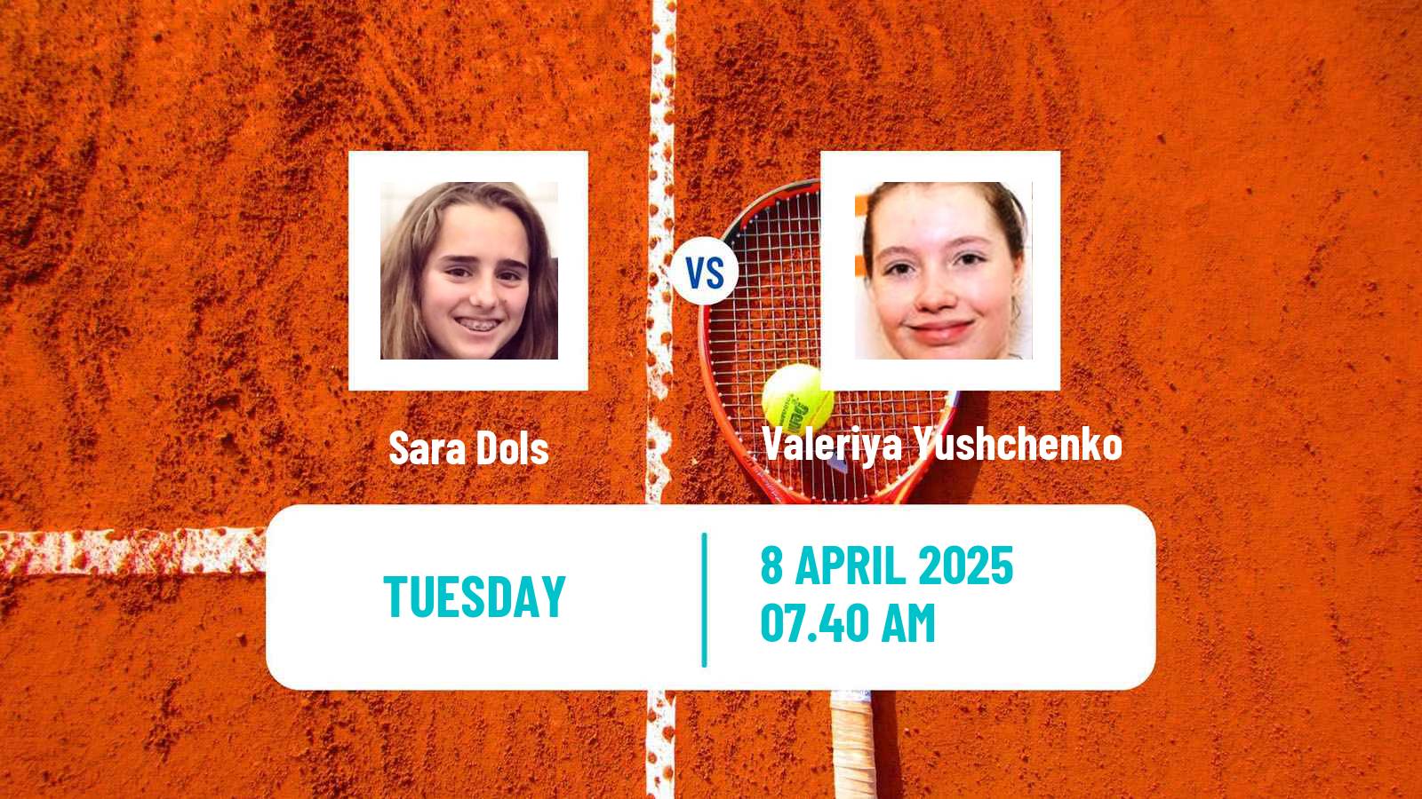 Tennis ITF W15 Antalya 10 Women 2025 Sara Dols - Valeriya Yushchenko