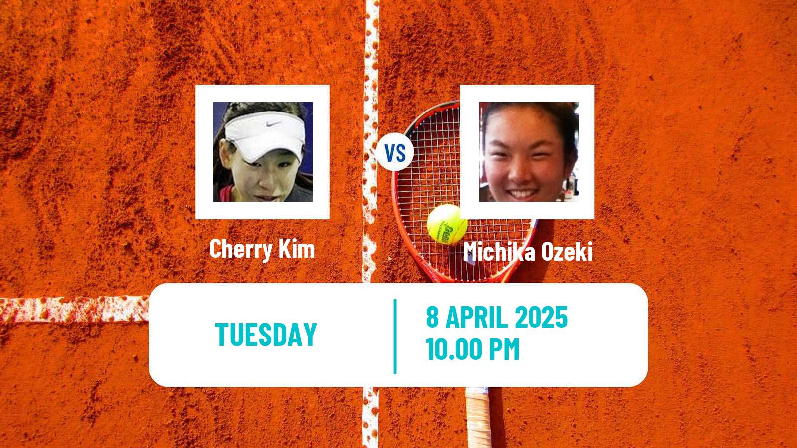 Tennis ITF W15 Wuning Women Cherry Kim - Michika Ozeki