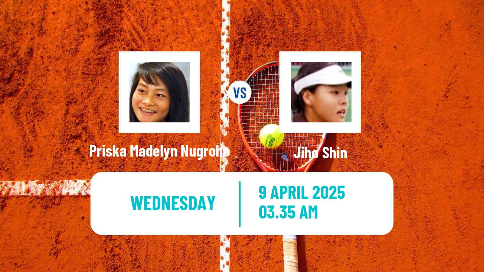 Tennis ITF W15 Wuning Women Priska Madelyn Nugroho - Jiho Shin