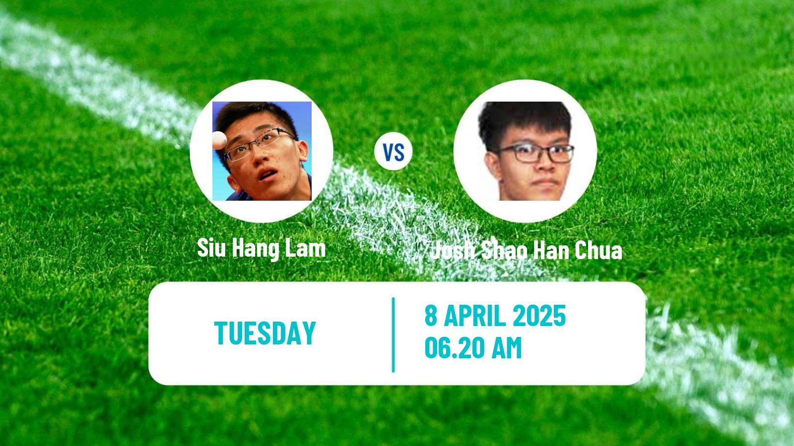 Table tennis Wtt Contender Taiyuan Men Siu Hang Lam - Josh Shao Han Chua