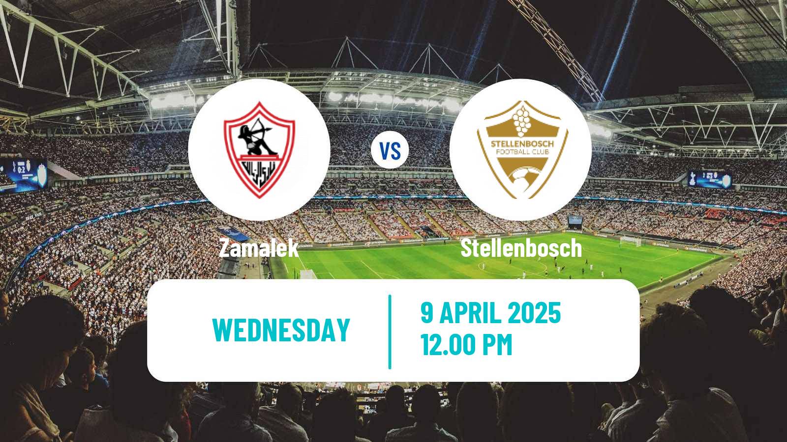 Soccer CAF Confederation Cup Zamalek - Stellenbosch