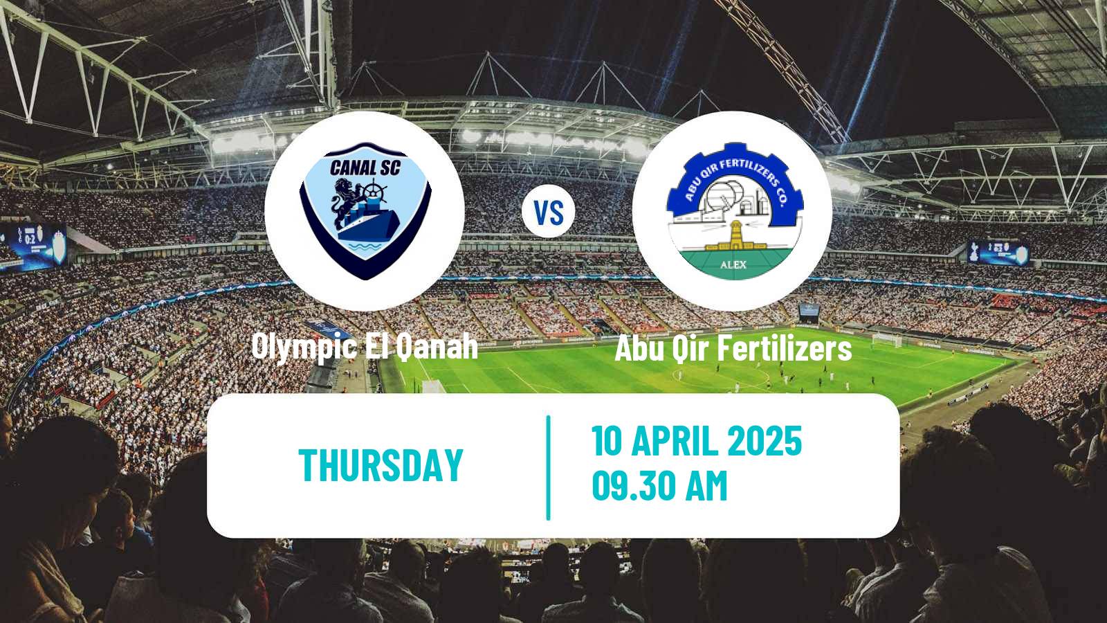 American football Egyptian Division 2 A Olympic El Qanah - Abu Qir Fertilizers