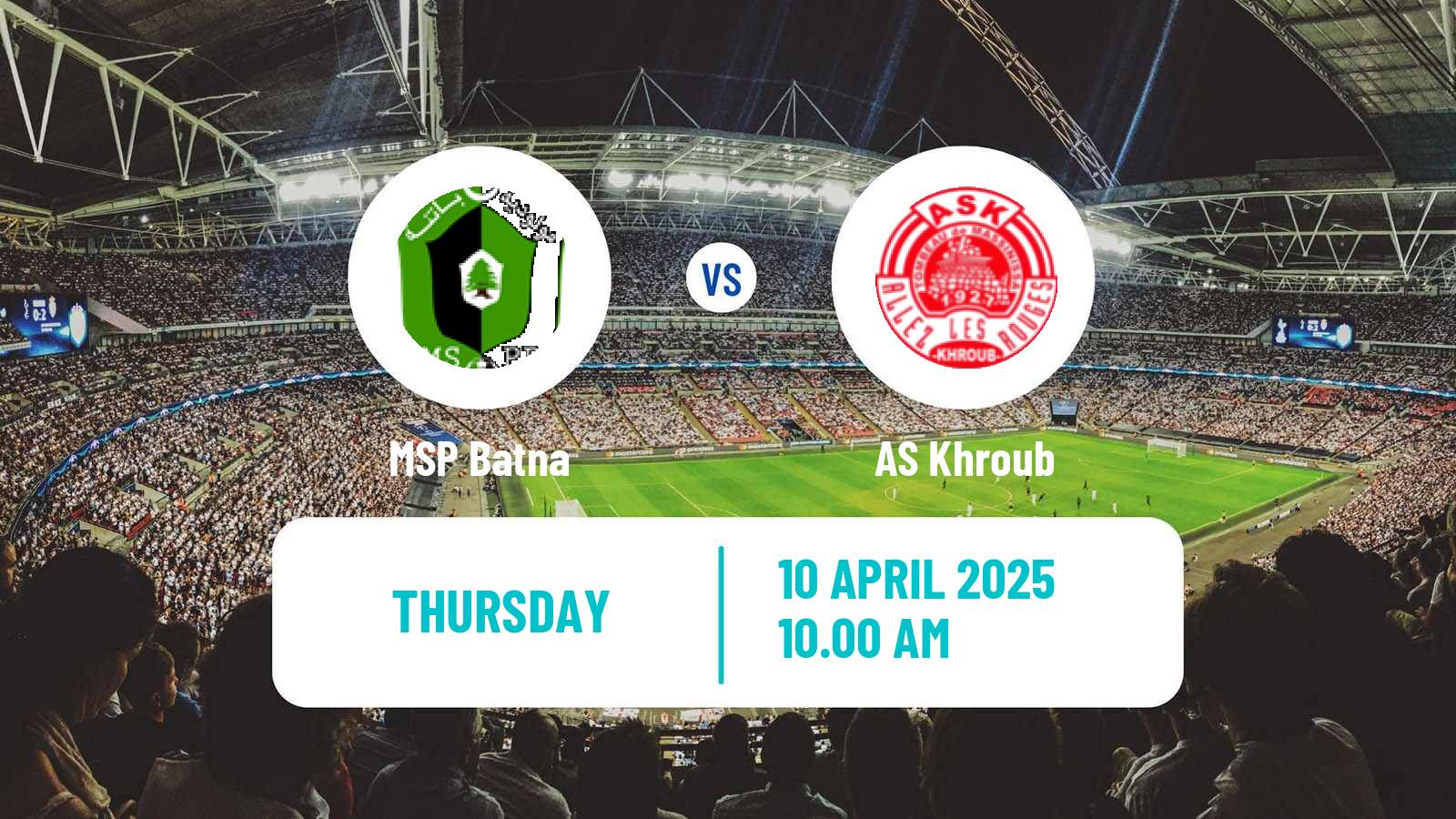 Football Algerian Ligue 2 MSP Batna - Khroub