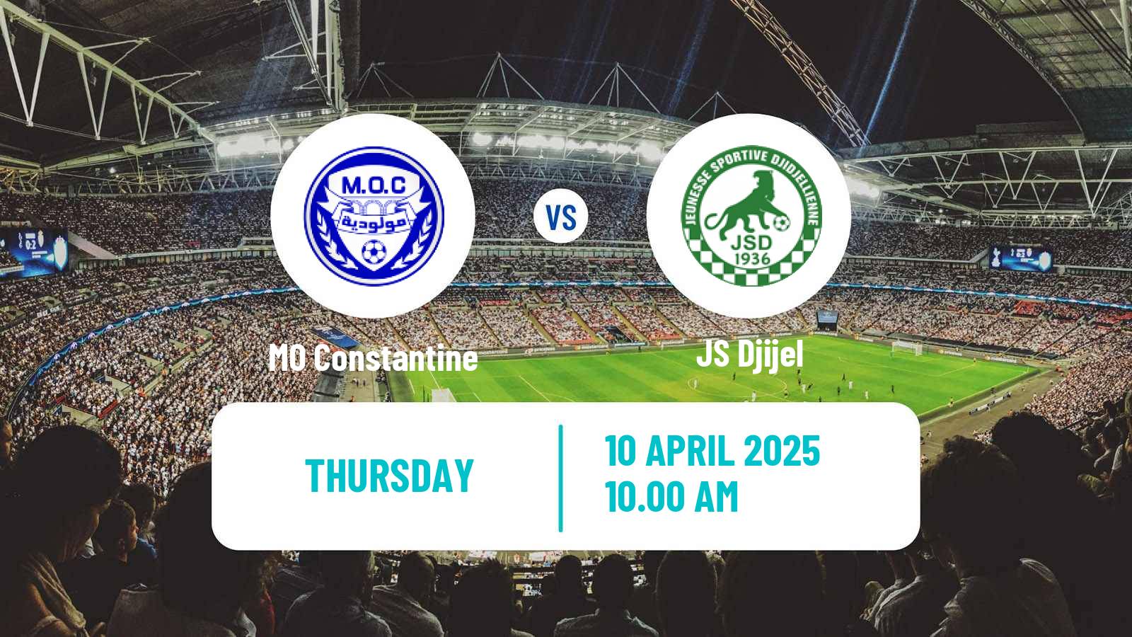 Soccer Algerian Ligue 2 MO Constantine - Djijel