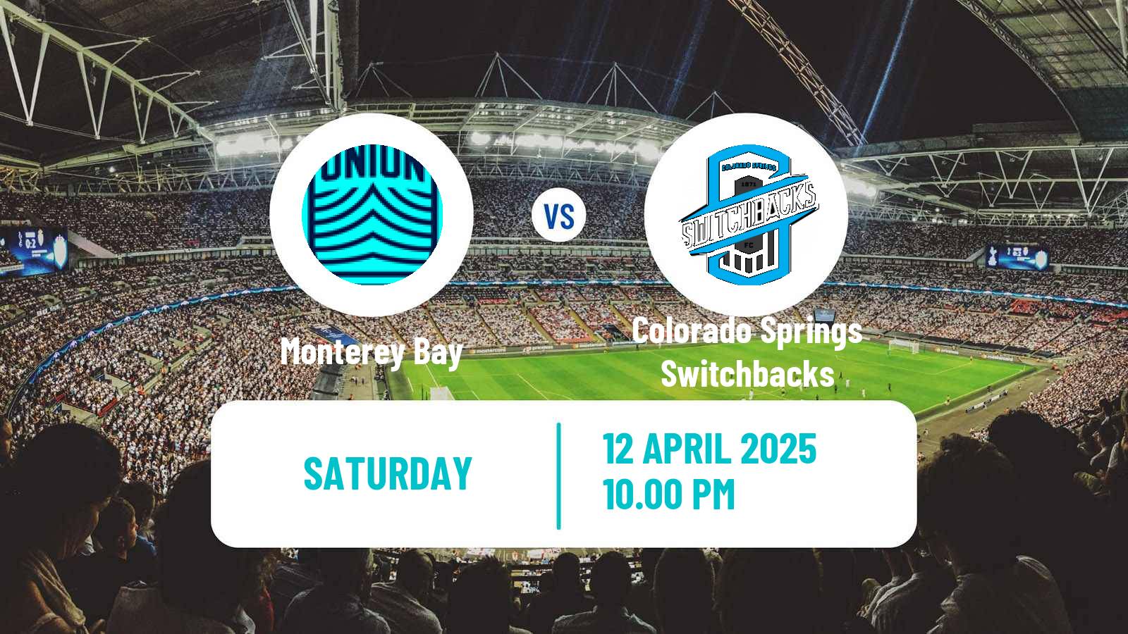 Soccer USL Championship Monterey Bay - Colorado Springs Switchbacks