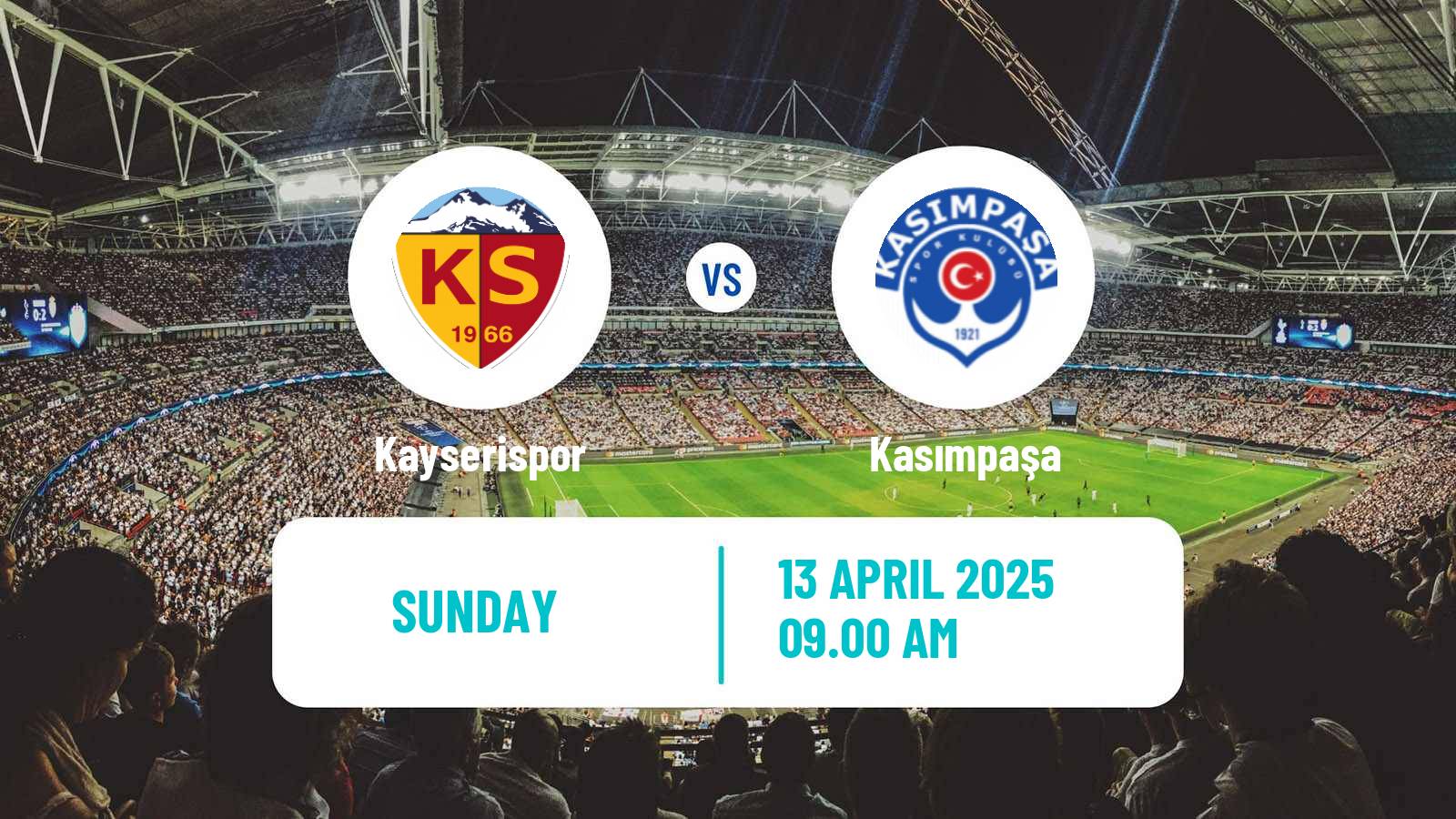 Soccer Turkish Super League Kayserispor - Kasımpaşa