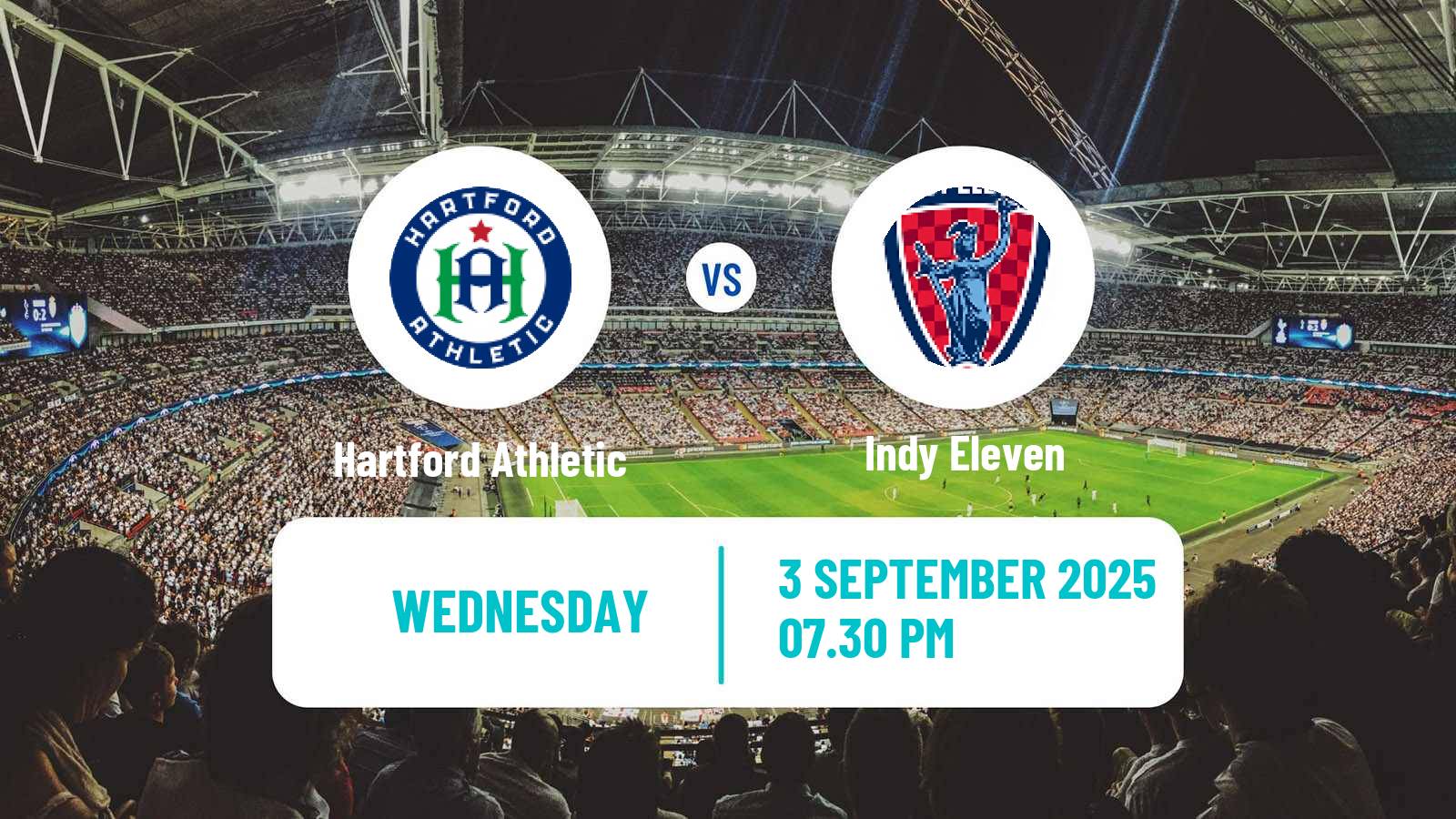 Football USL Championship Hartford Athletic - Indy Eleven