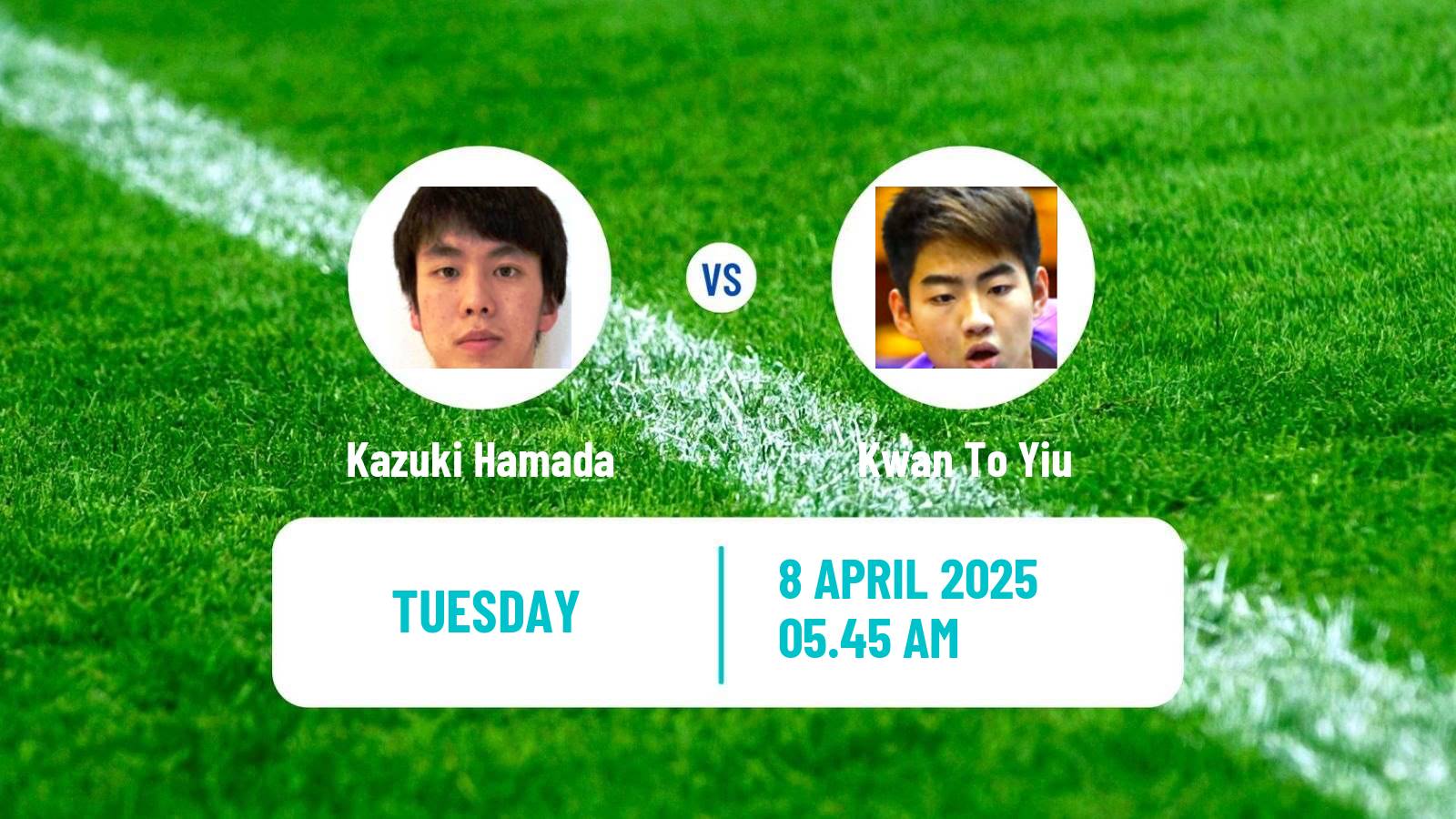 Table tennis Wtt Contender Taiyuan Men Kazuki Hamada - Kwan To Yiu