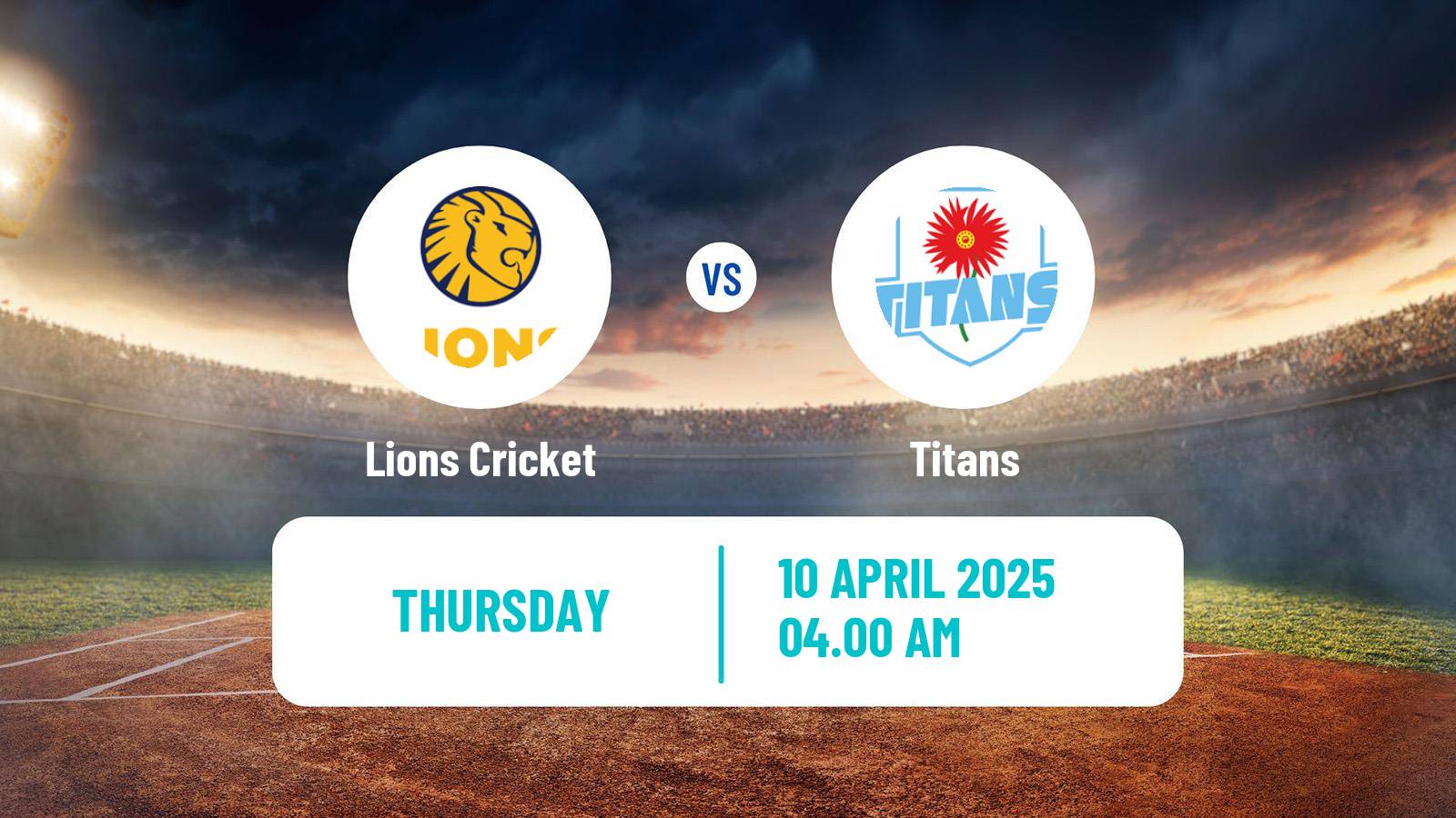 Cricket CSA 4-Day Franchise Series Lions Cricket - Titans