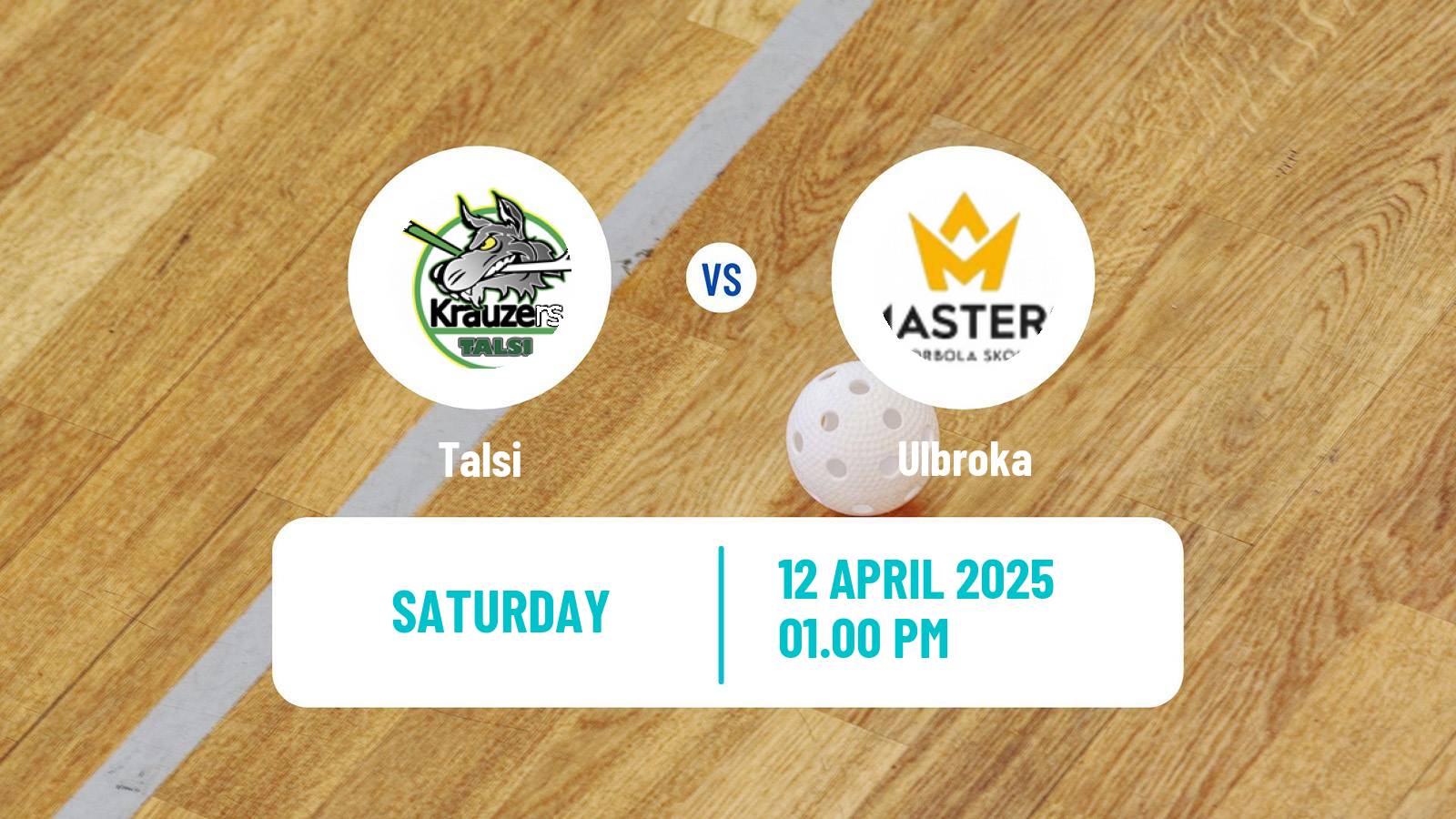 Floorball Latvian Elvi Liga Talsi - Ulbroka