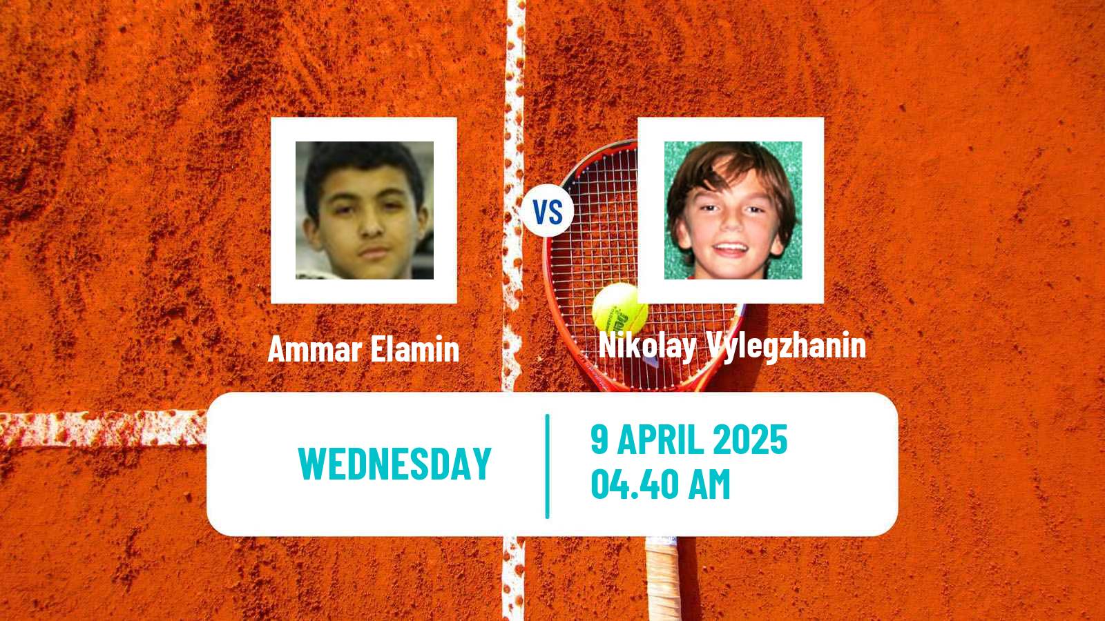 Tennis ITF M15 Monastir 14 Men Ammar Elamin - Nikolay Vylegzhanin