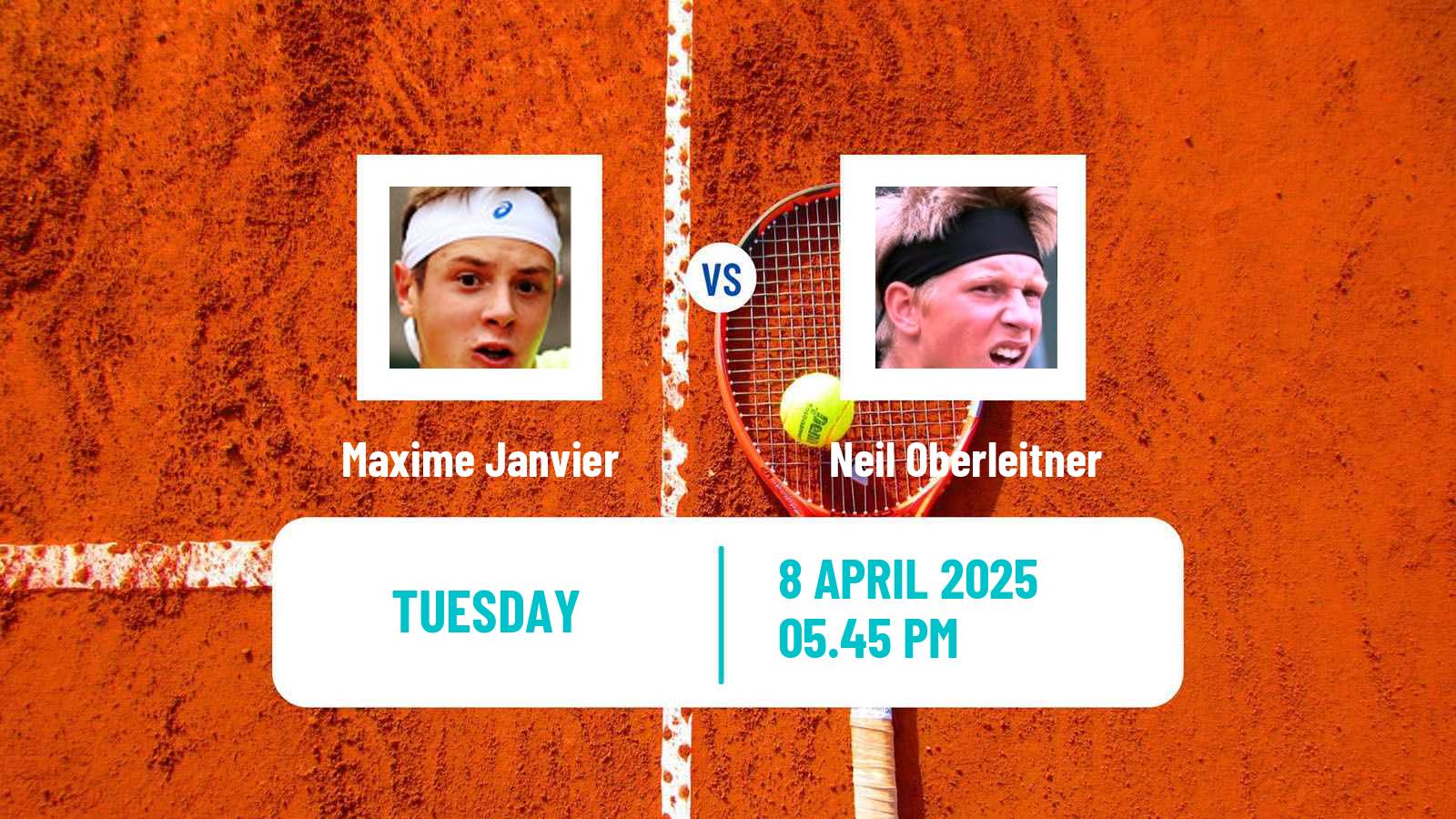 Tennis Mexico City Challenger Men Maxime Janvier - Neil Oberleitner