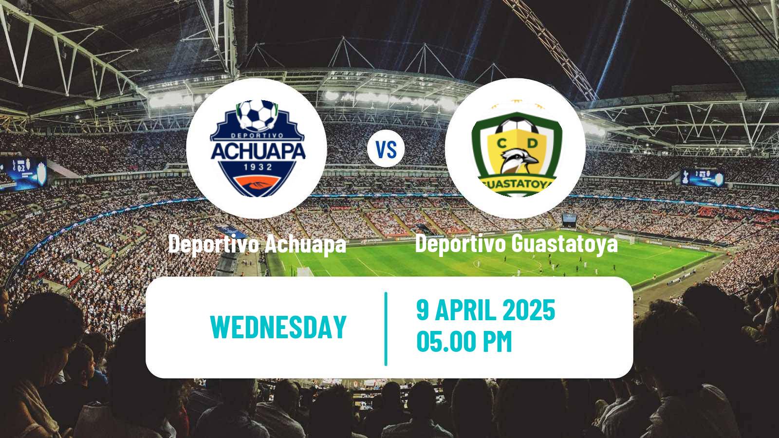 Soccer Guatemala Liga Nacional Deportivo Achuapa - Deportivo Guastatoya