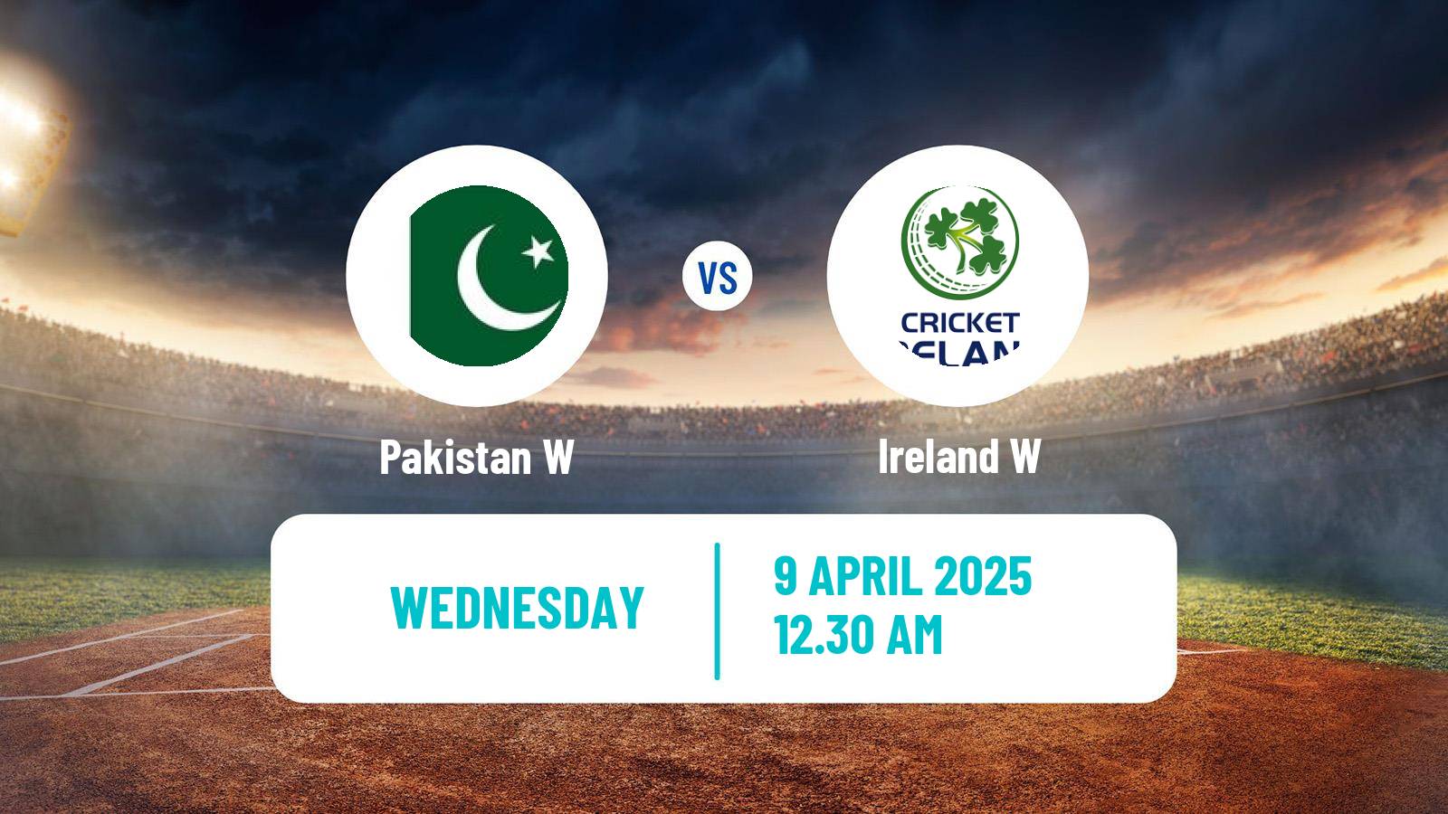 Cricket ICC World Cup Women Pakistan W - Ireland W