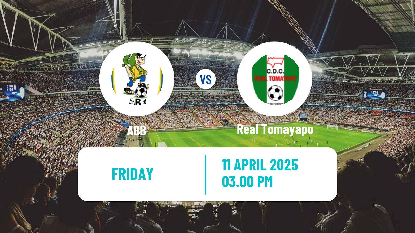 Soccer Bolivian Division Profesional ABB - Real Tomayapo