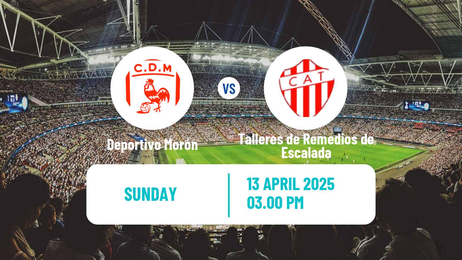 Football Argentinian Primera Nacional Deportivo Morón - Talleres de Remedios de Escalada