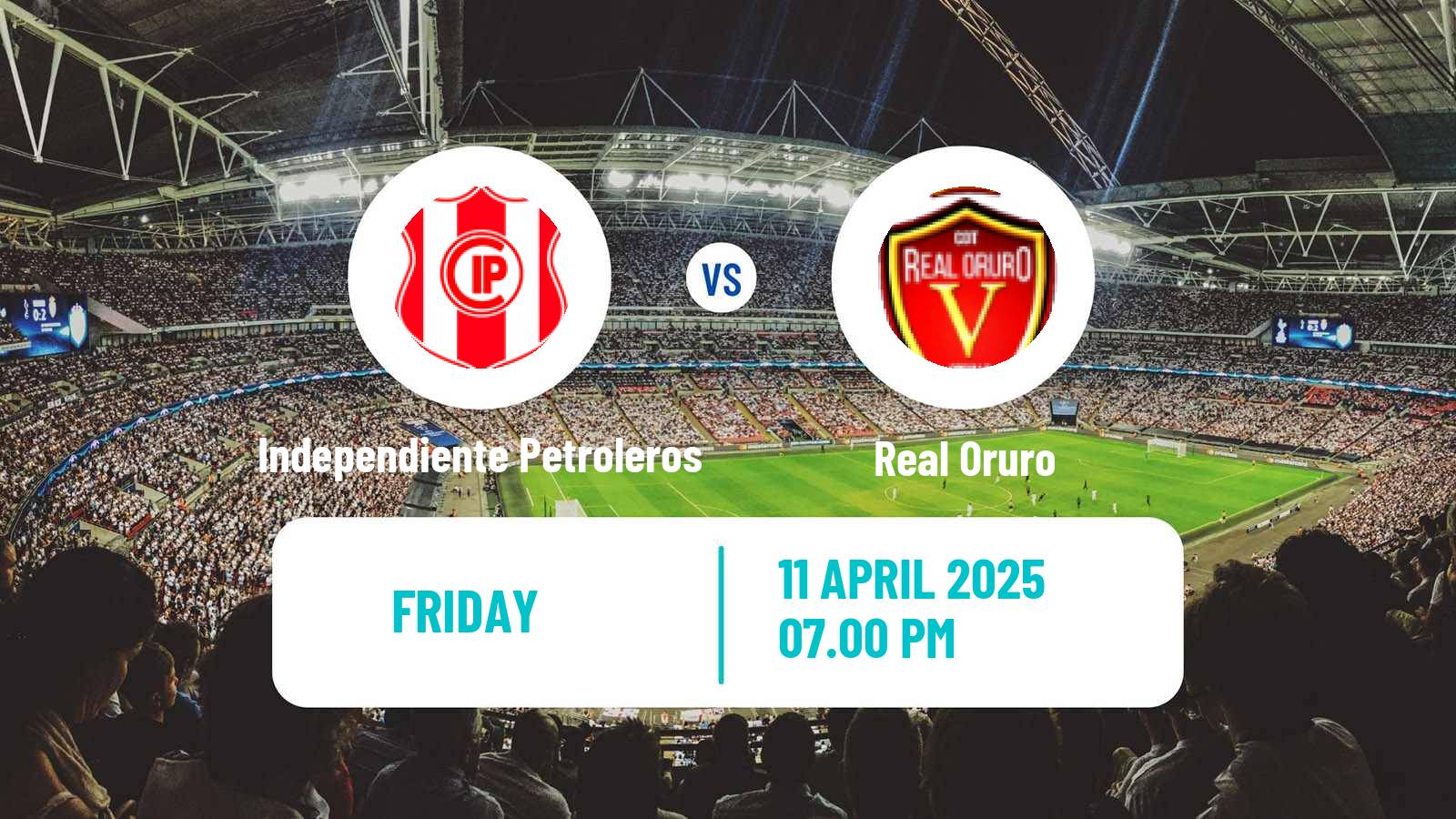 Soccer Bolivian Division Profesional Independiente Petroleros - Real Oruro